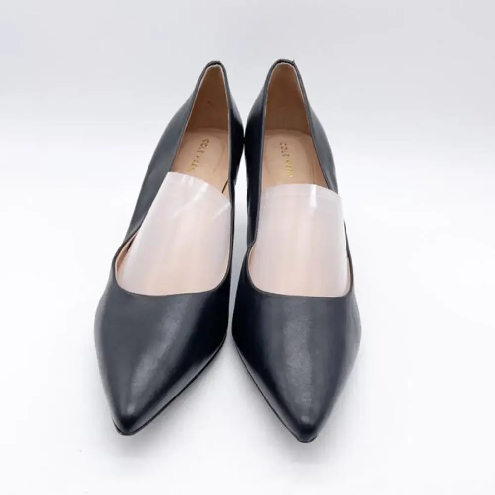Cole Haan Women's The Go to Park Pump Shoes Leather Black‎ Size 9.5 B